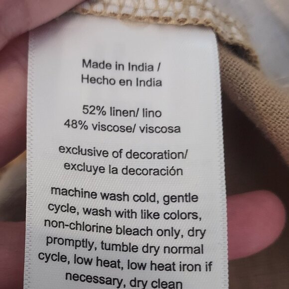 NWT Nautica Jeans Linen blend Pants. - Picture 5 of 5